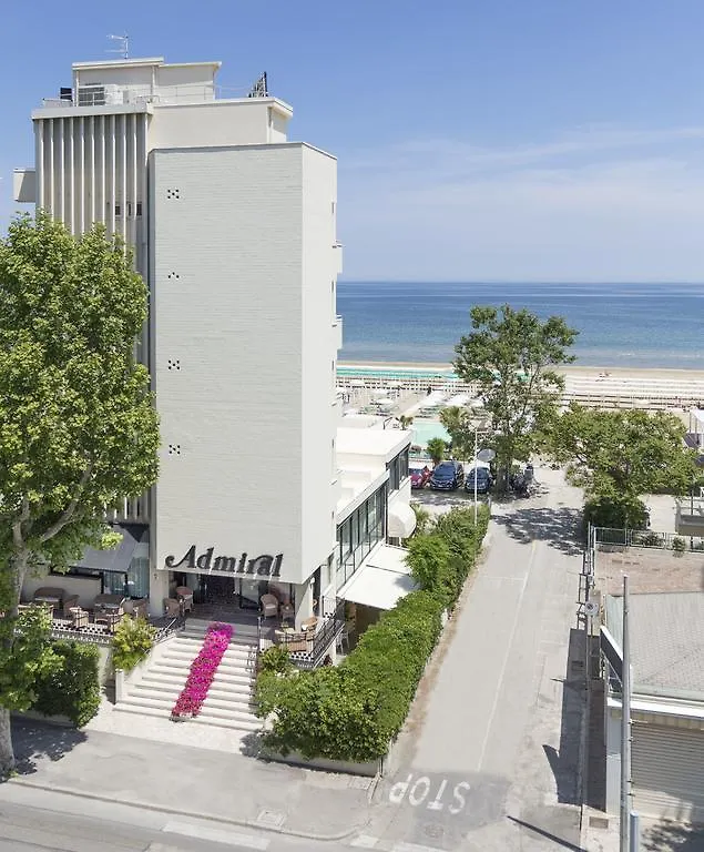 ***  Hotel Admiral - On The Beach Riccione Italie